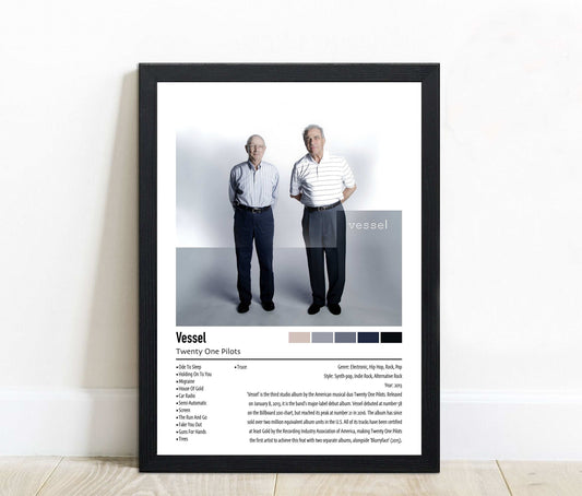 Twenty One Pilots | Vessel | Custom Album Cover Poster Print