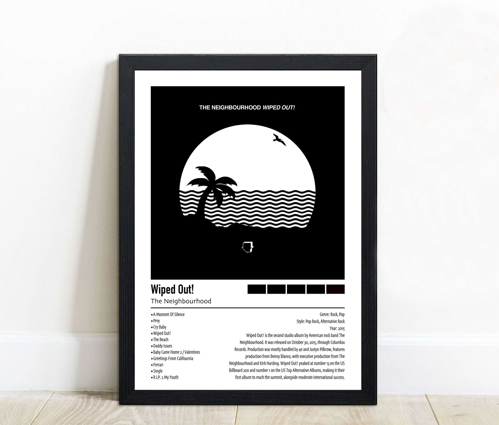 The Neighbourhood | Wiped Out! | Custom Album Cover Poster Print