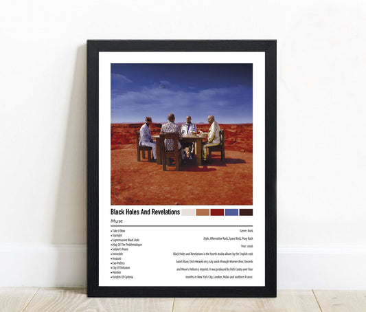 Muse | Black Holes And Revelations | Custom Album Cover Poster Print