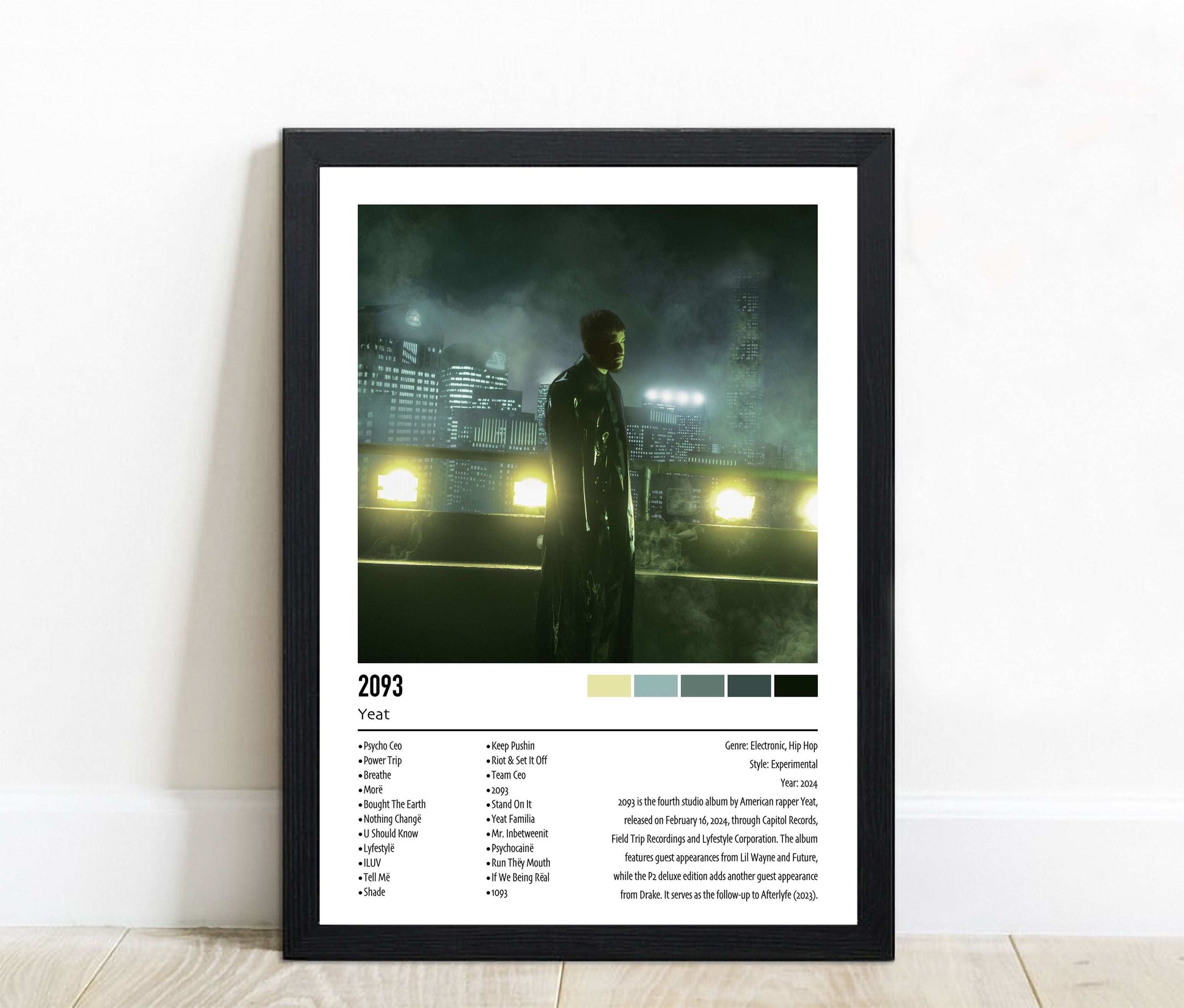 Yeat | 2093 | Custom Album Cover Poster Print