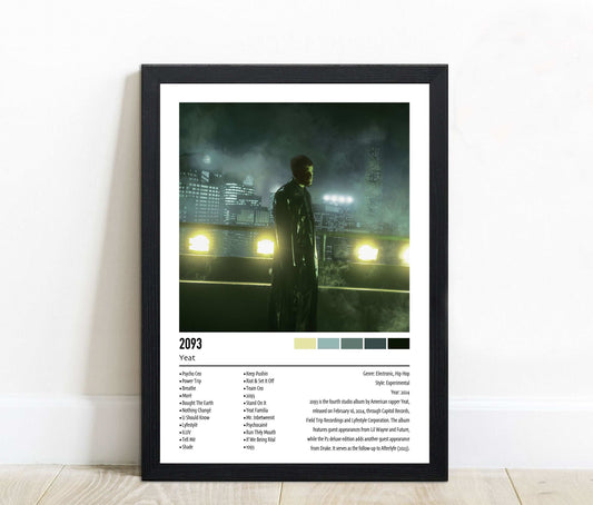 Yeat | 2093 | Custom Album Cover Poster Print