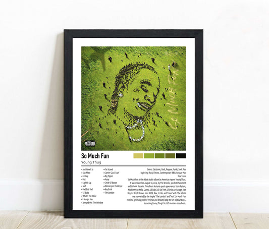 Young Thug | So Much Fun | Custom Album Cover Poster Print