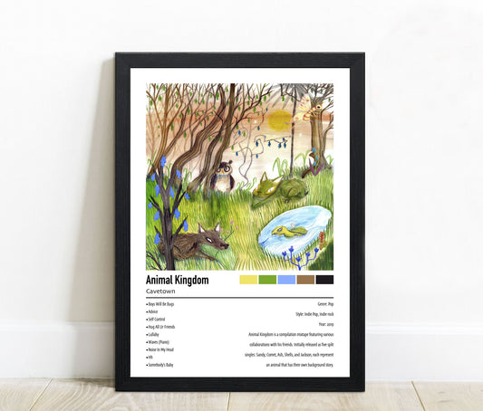 Cavetown | Animal Kingdom | Custom Album Cover Poster Print