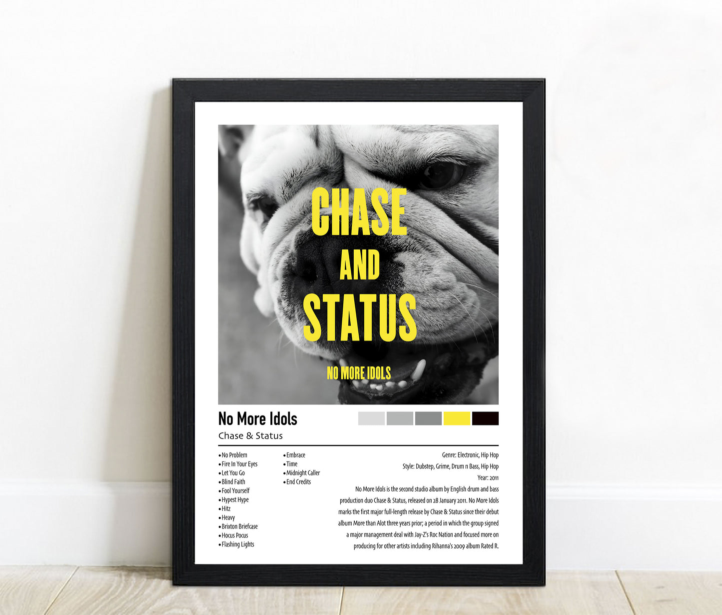 Chase & Status | No More Idols | Custom Album Cover Poster Print