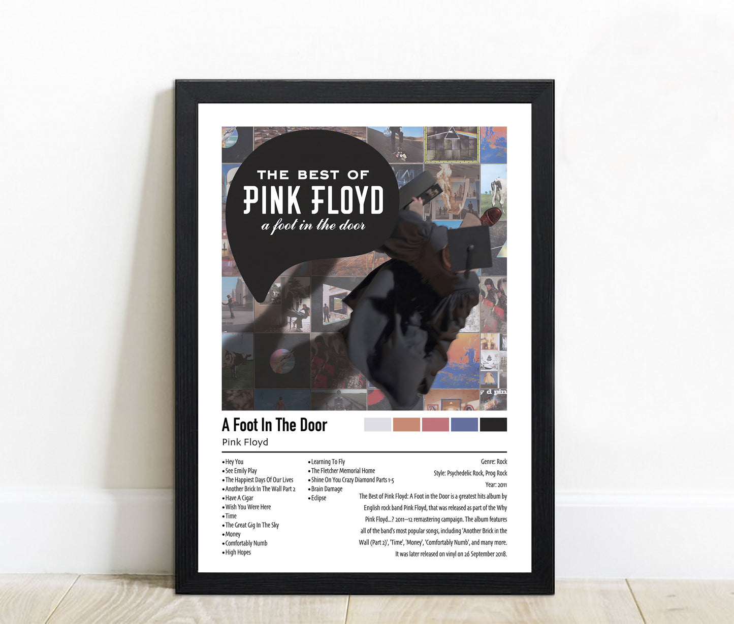 Pink Floyd | A Foot In The Door | Custom Album Cover Poster Print