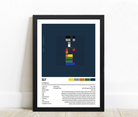 Coldplay | X&Y | Custom Album Cover Poster Print