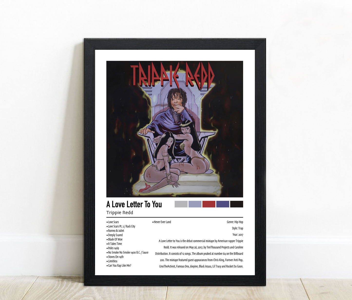 Trippie Redd | A Love Letter To You | Custom Album Cover Poster Print