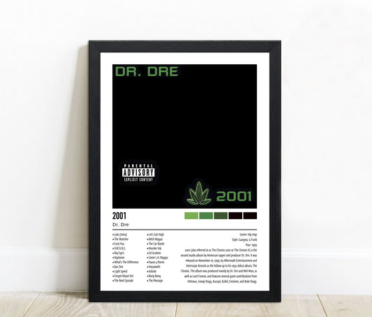 Dr. Dre | 2001 | Custom Album Cover Poster Print