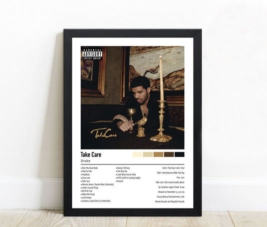 Drake | Take Care | Custom Album Cover Poster Print