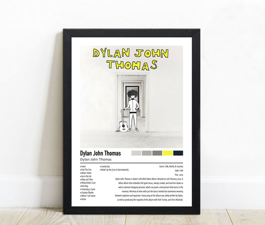 Dylan John Thomas | Dylan John Thomas | Custom Album Cover Poster Print