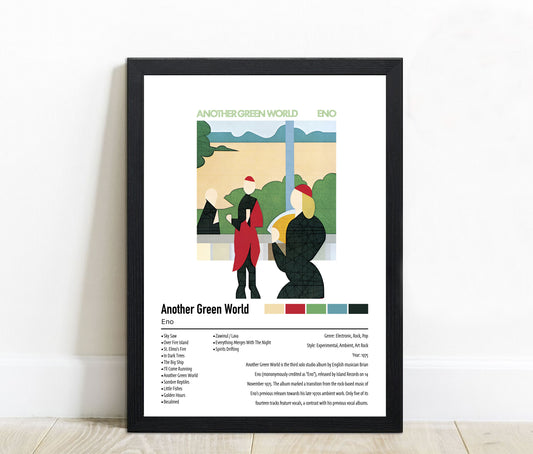 Eno | Another Green World | Custom Album Cover Poster Print