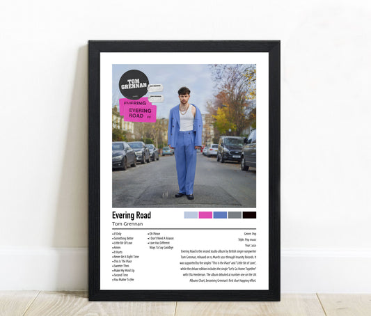 Tom Brennan | Evering Road | Custom Album Cover Poster Print