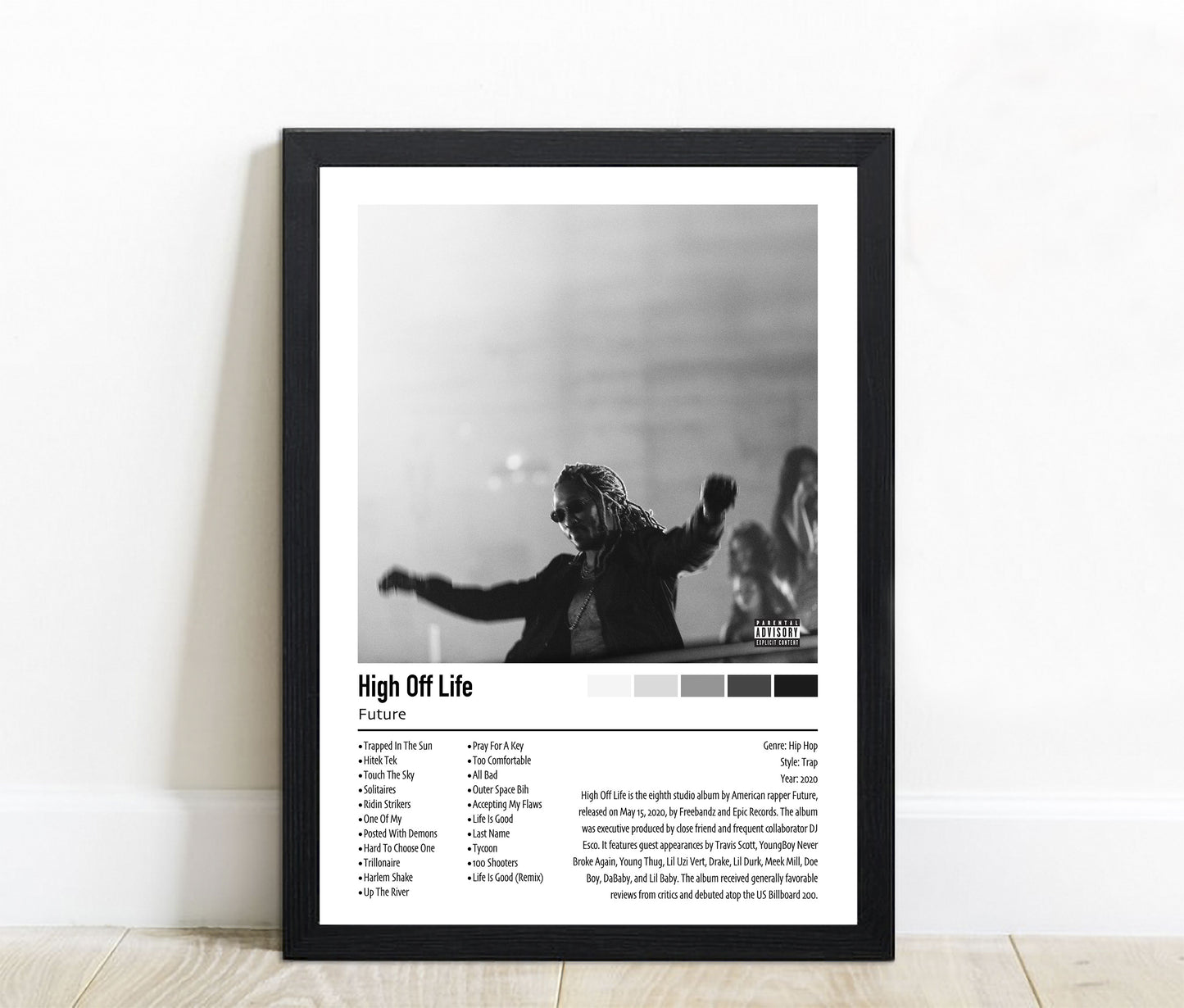 Future | High Off Life | Custom Album Cover Poster Print