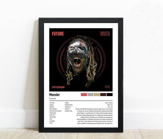 Future | Monster | Custom Album Cover Poster Print