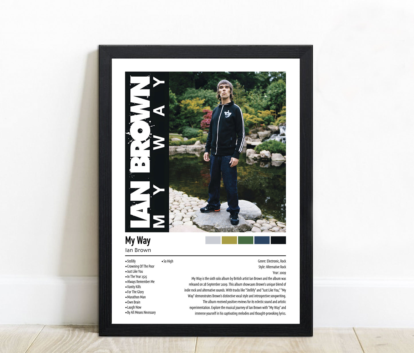 lan Brown | My Way | Custom Album Cover Poster Print