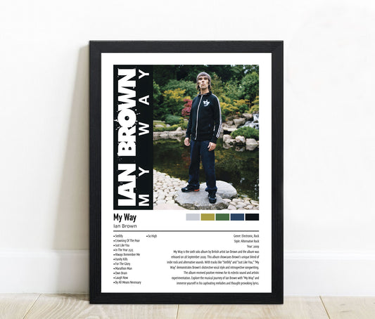 lan Brown | My Way | Custom Album Cover Poster Print