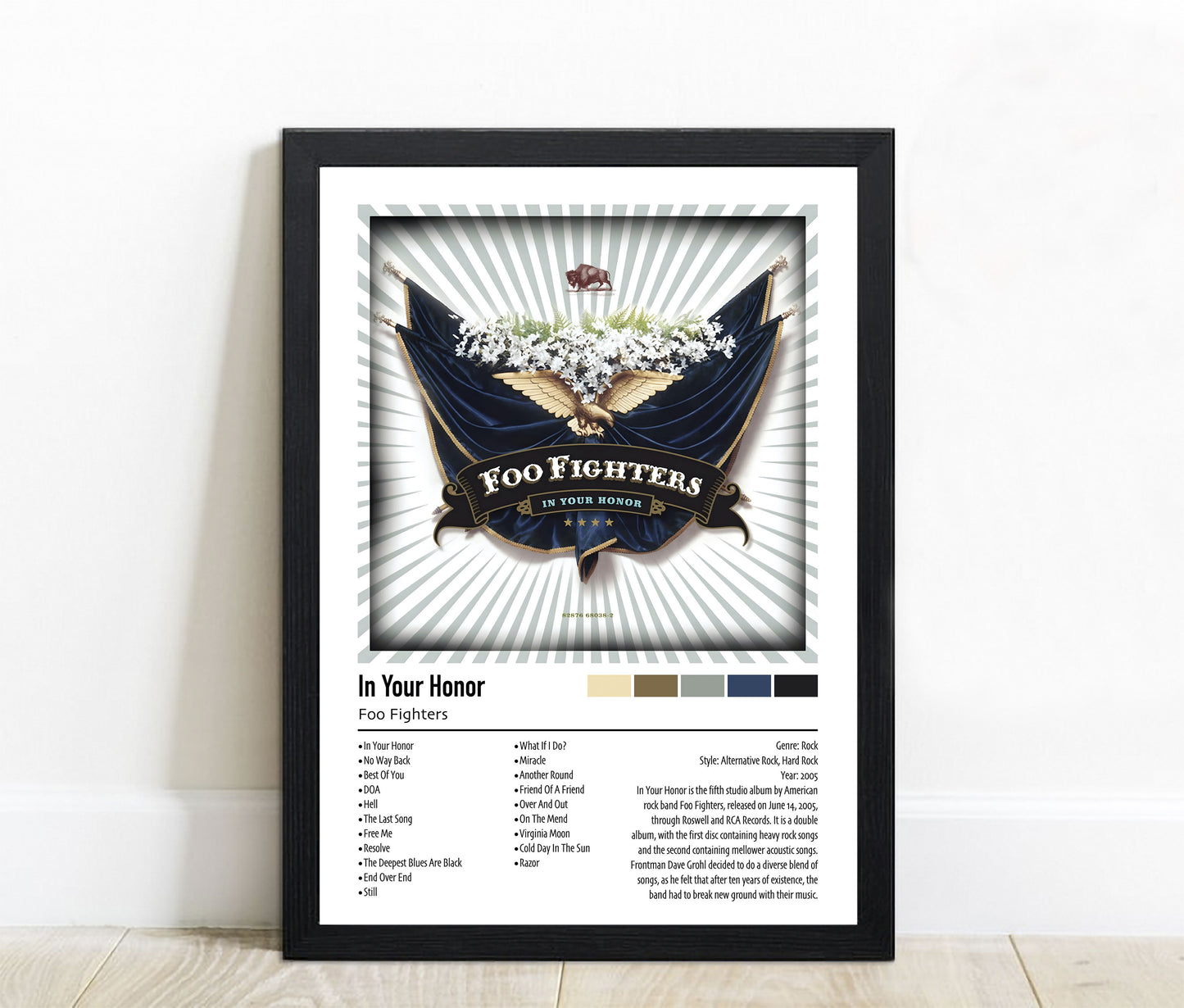 Foo Fighters | In Your Honor | Custom Album Cover Poster Print