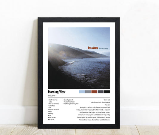 Incubus | Morning View | Custom Album Cover Poster Print