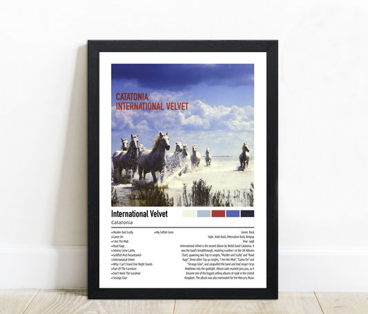 Catatonia | International Velvet | Custom Album Cover Poster Print
