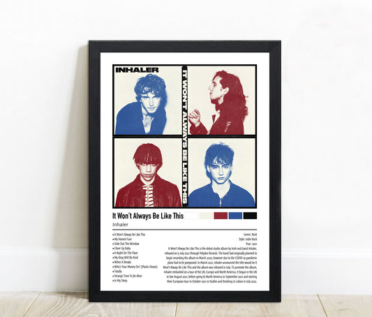 Inhaler | It Won't Always Be Like This | Custom Album Cover Poster Print