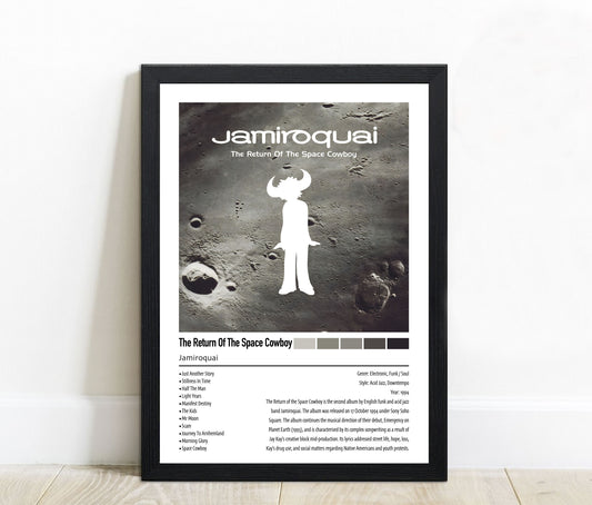 Jamiroquai | The Return Of The Space Cowboy | Custom Album Cover Poster Print