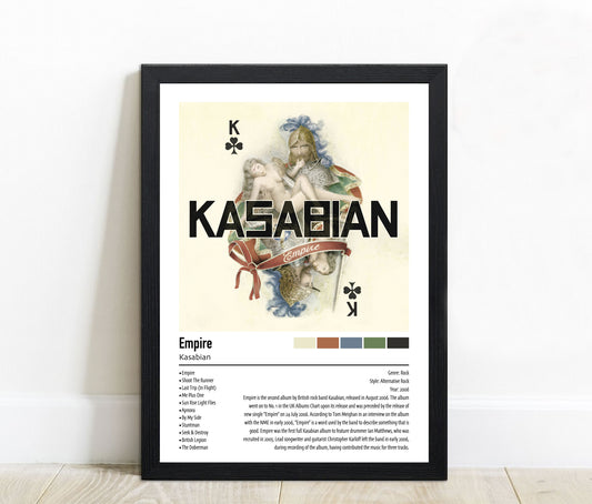 Kasabian | Empire | Custom Album Cover Poster Print