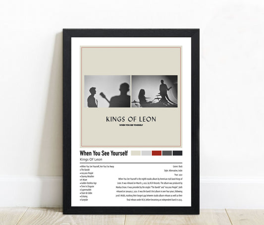 Kings Of Leon | When You See Yourself | Custom Album Cover Poster Print