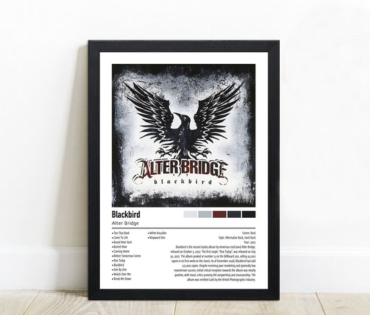 Alterbridge | Blackbird | Custom Album Cover Poster Print