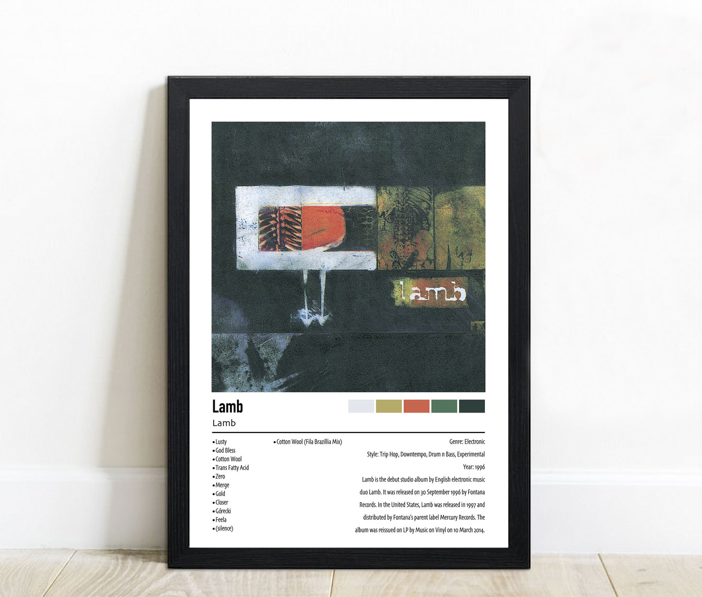 Lamb | Lamb | Custom Album Cover Poster Print