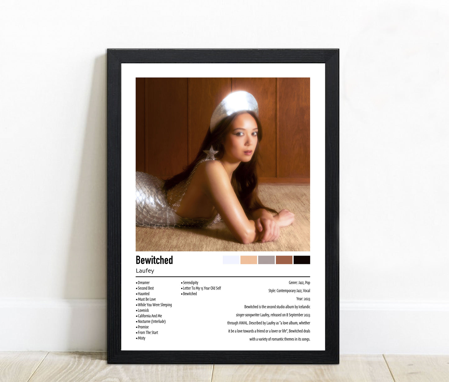 Laufey | Bewitched | Custom Album Cover Poster Print