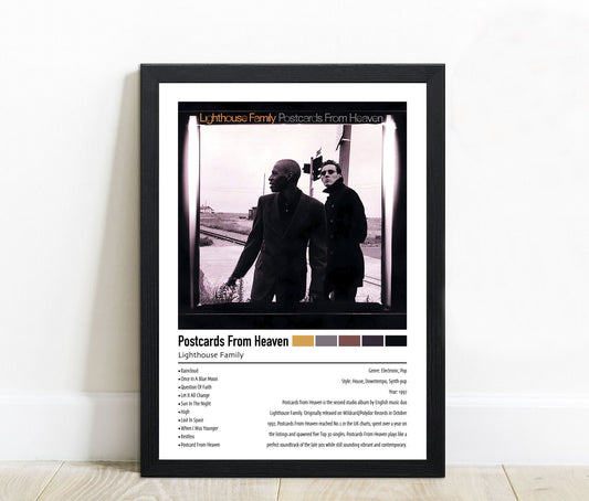 Lighthouse Family | Postcards From Heaven | Custom Album Cover Poster Print