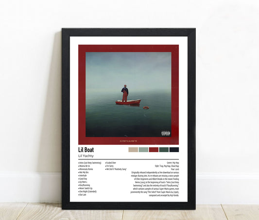 Lil Yachty | Lil Boat | Custom Album Cover Poster Print
