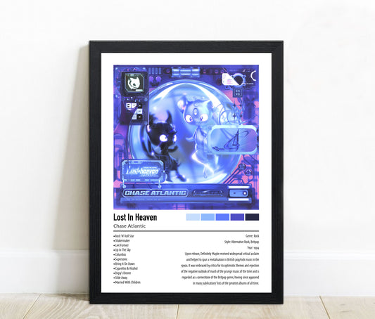 Chase Atlantic | Lost In Heaven | Custom Album Cover Poster Print