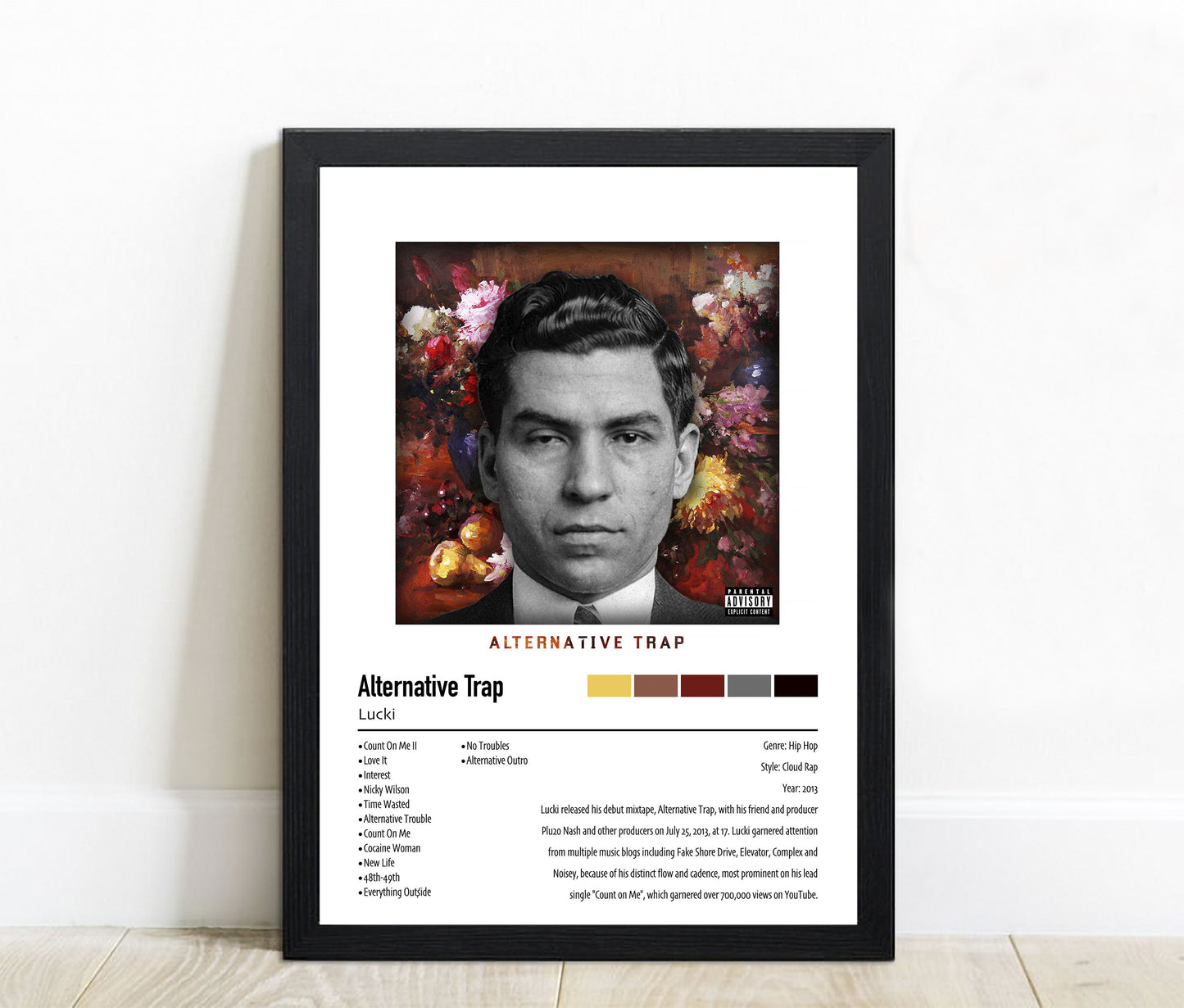 Lucki | Alternative Trap | Custom Album Cover Poster Print