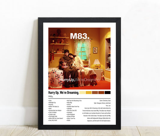 M83. | Hurry Up. We're Dreaming. | Custom Album Cover Poster Print