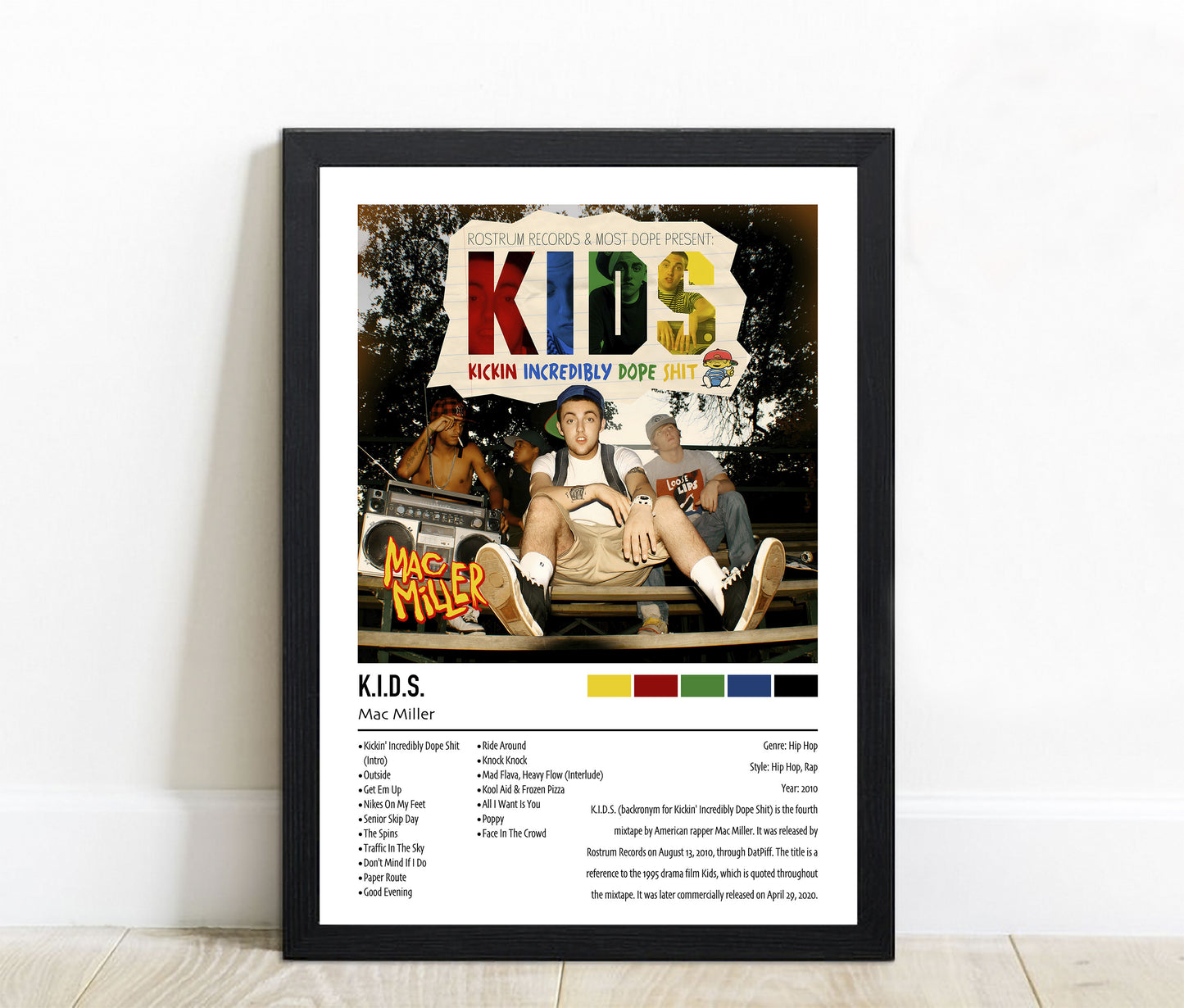 Mac Miller | K.I.D.S. | Custom Album Cover Poster Print