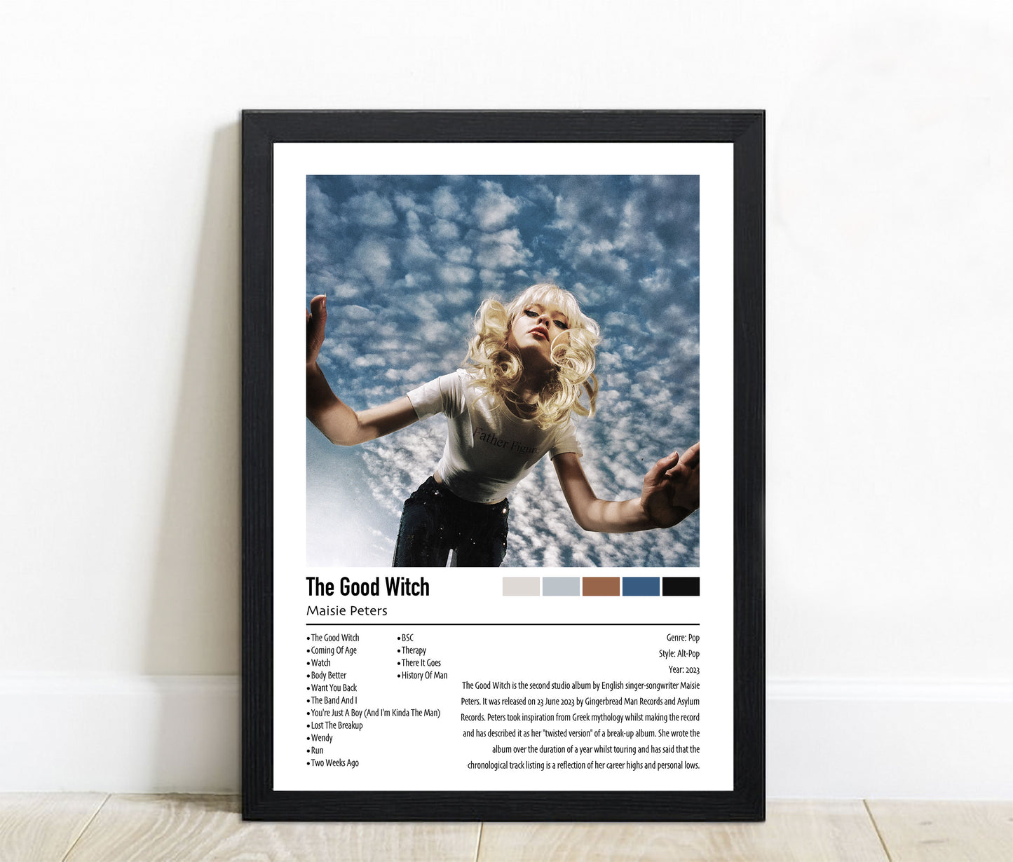 Maisie Peters | The Good Witch | Custom Album Cover Poster Print