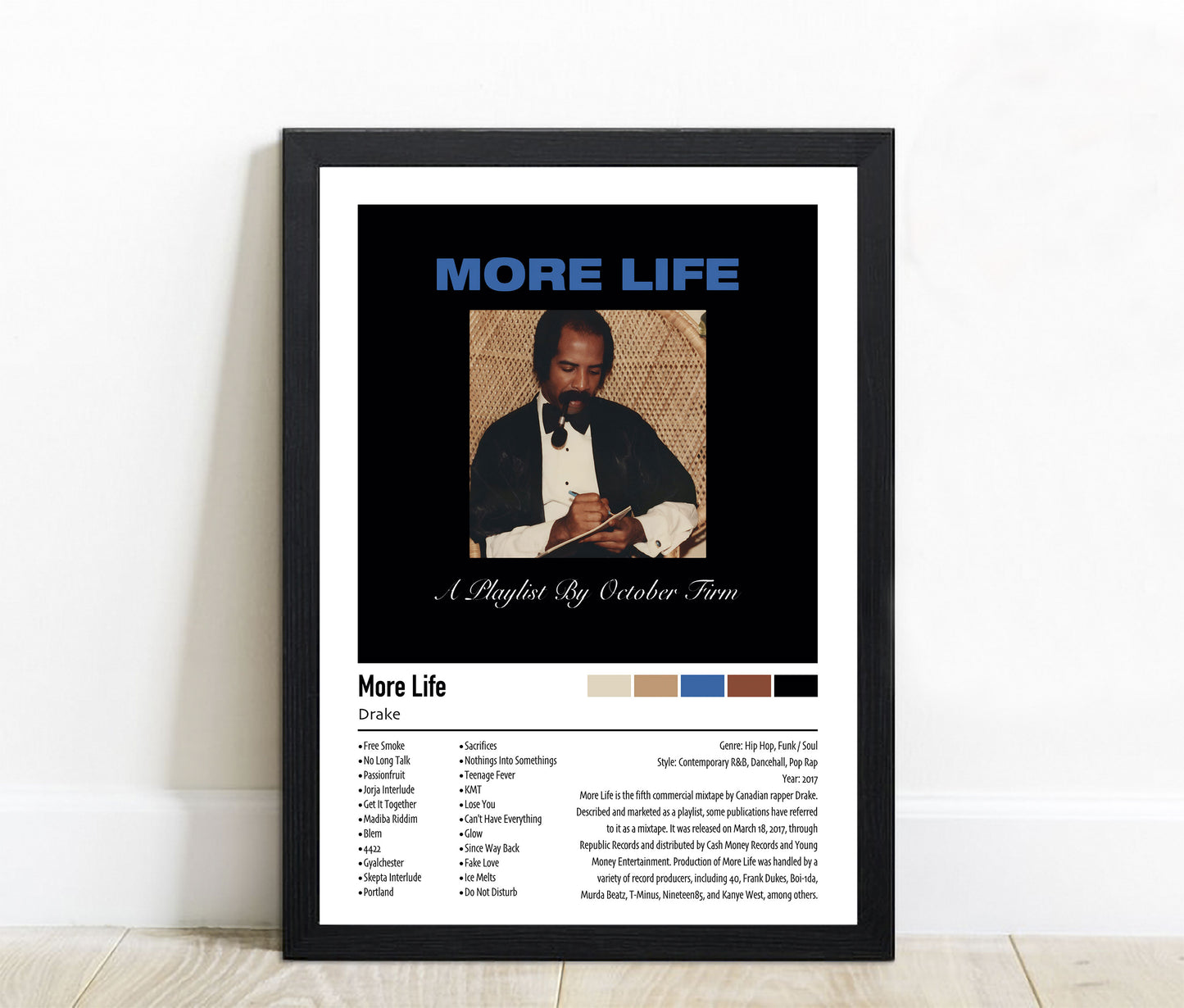 Drake | More Life | Custom Album Cover Poster Print