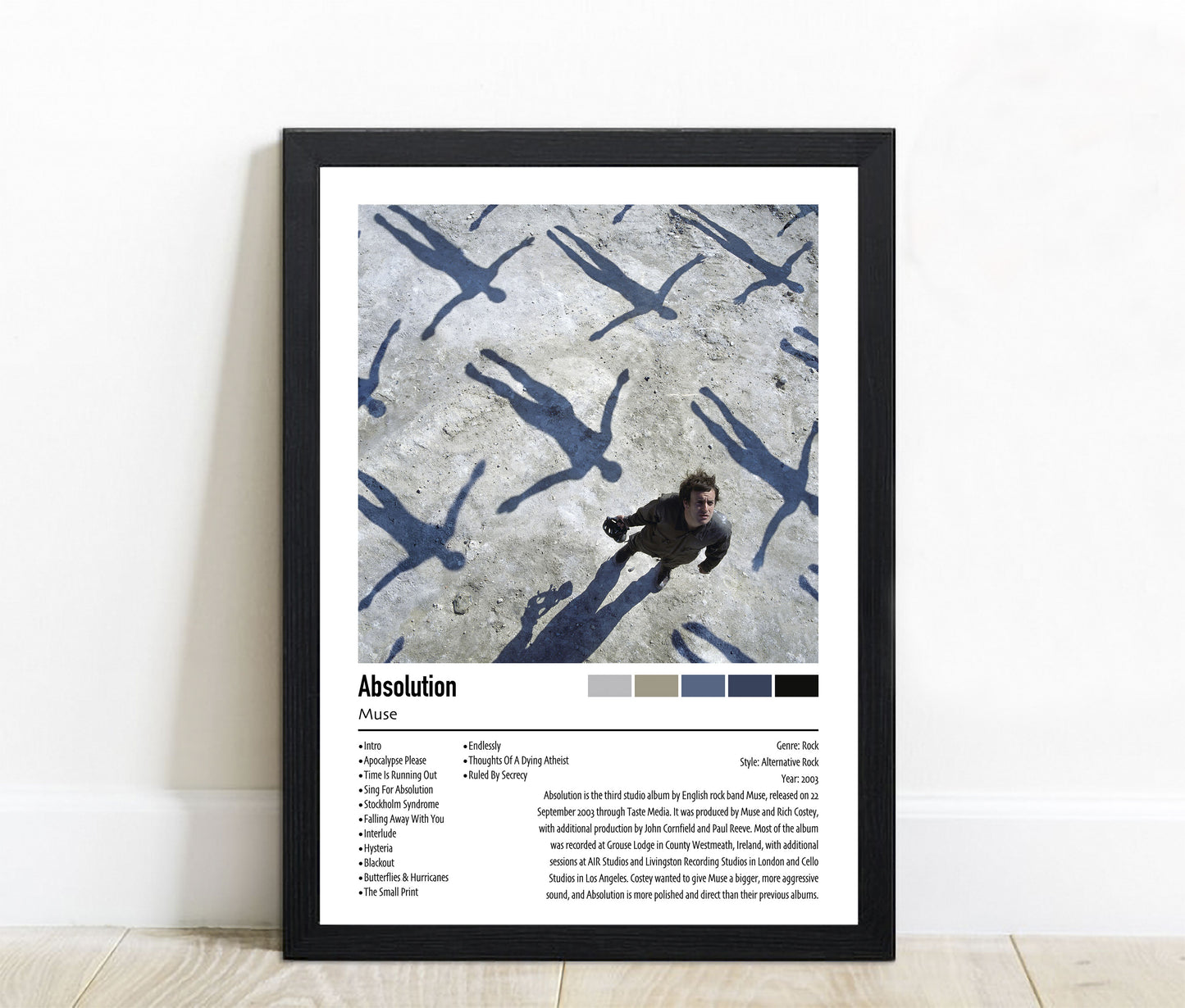 Muse | Absolution | Custom Album Cover Poster Print