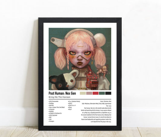 Bring Me The Horizon | Post Human: Nex Gen | Custom Album Cover Poster Print