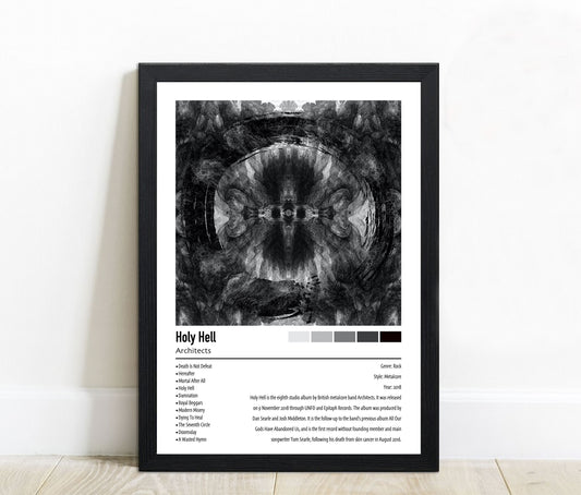 Architects | Holy Hell | Custom Album Cover Poster Print