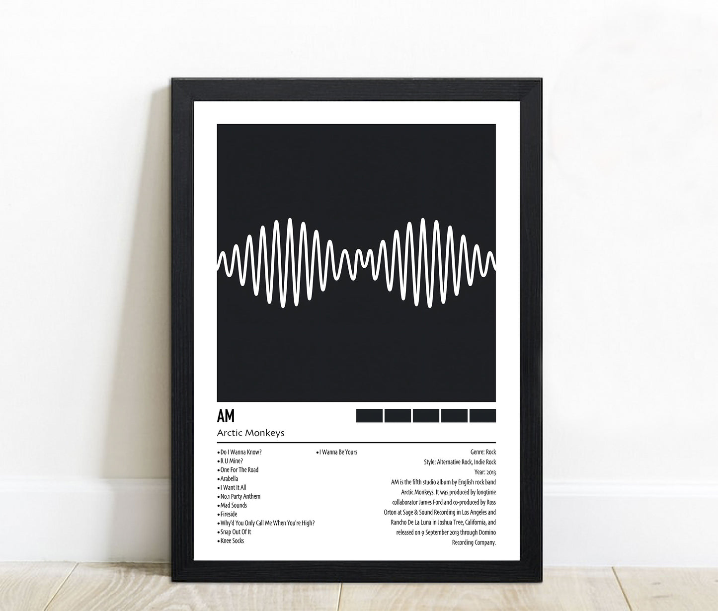 Arctic Monkeys | AM | Custom Album Cover Poster Print