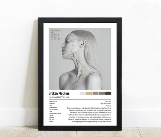 Nothing But Thieves | Broken Machine | Custom Album Cover Poster Print