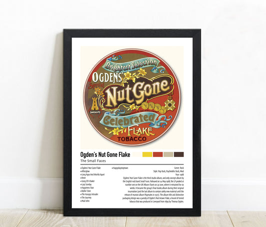 The Small Faces | Ogden's Nut Gone Flake | Custom Album Cover Poster Print