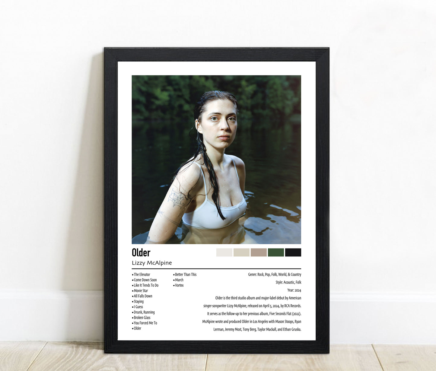 Lizzy McAlpine | Older | Custom Album Cover Poster Print