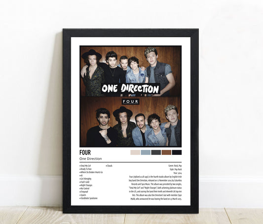 One Direction | FOUR | Custom Album Cover Poster Print