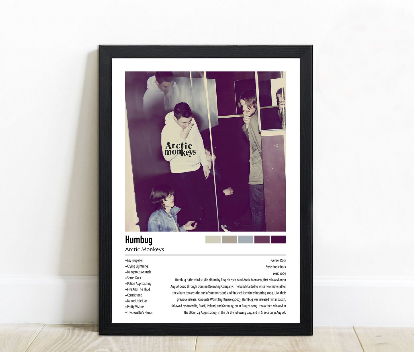 Arctic Monkeys | Humbug | Custom Album Cover Poster Print
