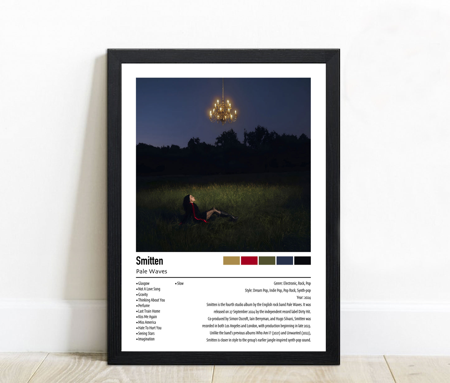 Pale Waves | Smitten | Custom Album Cover Poster Print