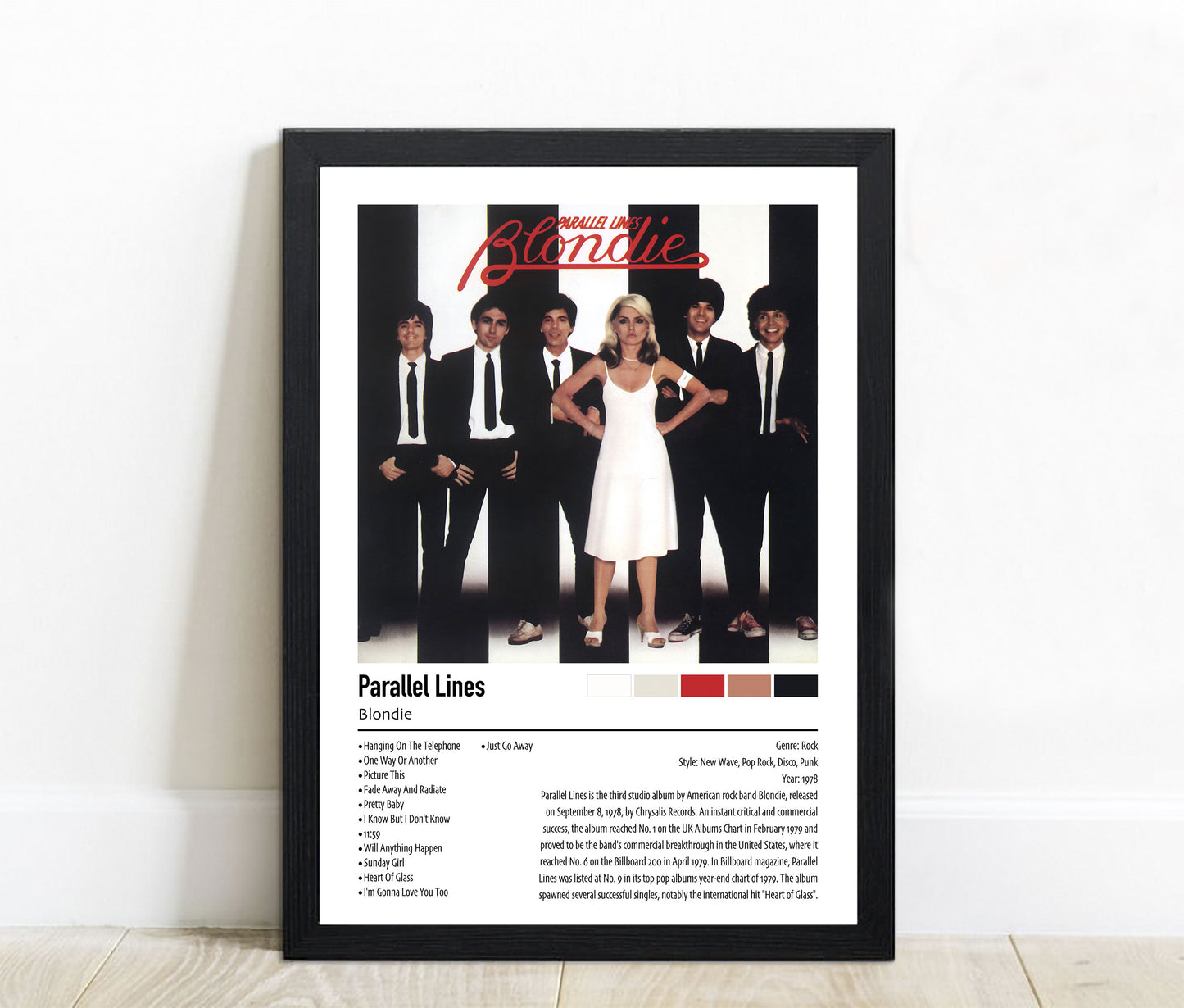 Blondie | Parallel Lines | Custom Album Cover Poster Print