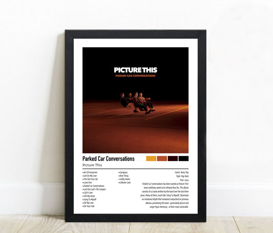 Picture This | Parked Car Conversations | Custom Album Cover Poster Print